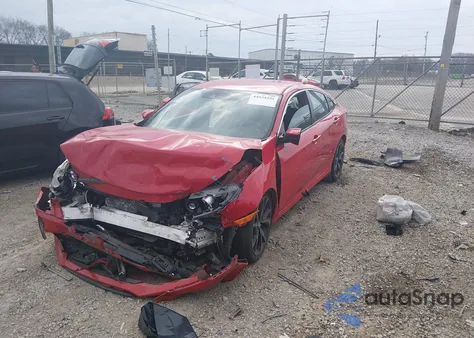 2019 Honda Civic Sport из США, поврежденный, VIN 2HGFC2F83KH536077